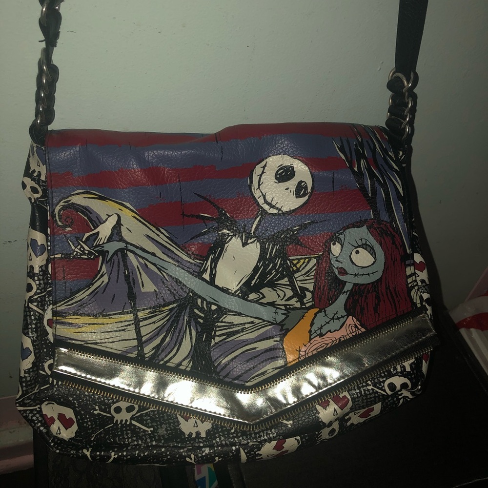 Jack Skelington Crossbody Satchel Hot Topic